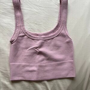 pink tank top